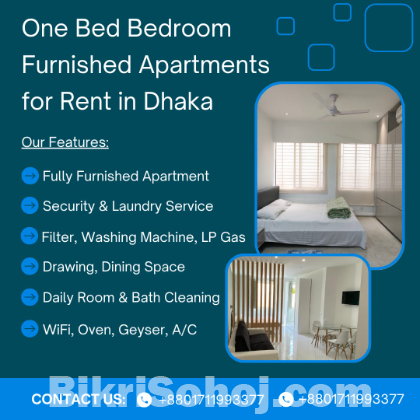 1 Room Studio Apartment for Rent in Bashundhara R/A